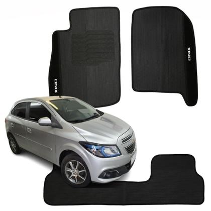 Imagem de Kit Completo com 3P Tapetes Automotivos Específico Chevrolet Onix 2012 a 2021 - V5468