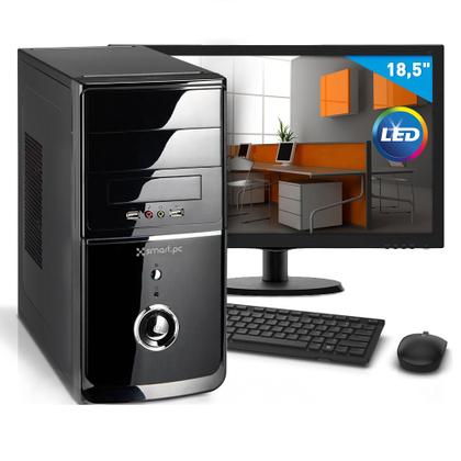 Imagem de Kit - Computador Smart Pc 80218 Intel Core I5 (8Gb Hd 500Gb) + Monitor 18,5" Windows 7
