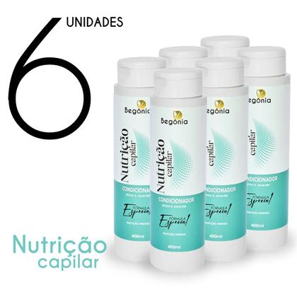 Imagem de KIT Condicionador Begonia Nutrição Capilar 400ml 6 Unds