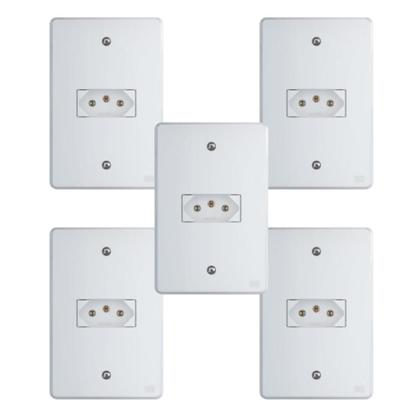 Imagem de Kit Conjunto Interruptor 4x2  1 módulo 2P+T 20A 250V