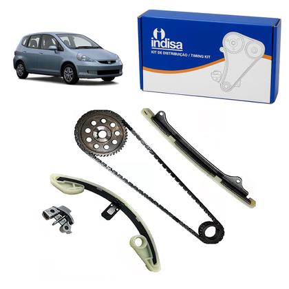Imagem de Kit Corrente De Distribuição Completo Honda Fit 1.4 2003 A 2008