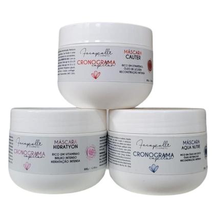 Imagem de Kit Cronograma Reconstrução Hidratação e Nutrição Capilar