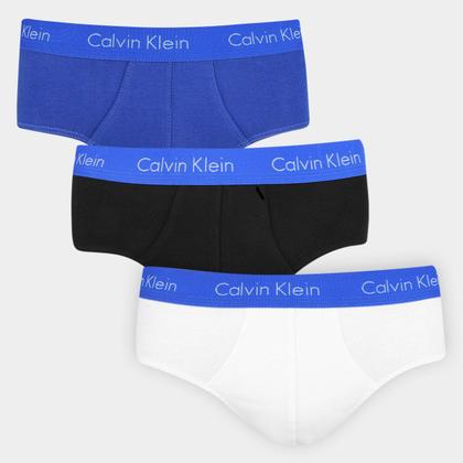 Imagem de Kit Cueca Slip Calvin Klein 3 Peças