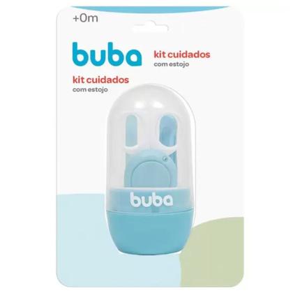 Imagem de Kit Cuidados com Estojo para Bebês Azul - Buba