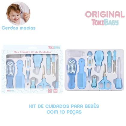 Imagem de Kit Cuidados Higiene do Bebê Meus Primeiros Cuidados Toki Baby