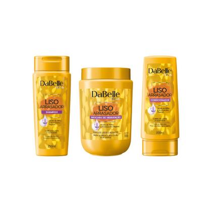 Imagem de Kit Dabelle Liso Arrasador Shampoo+Condicionador+Mascara