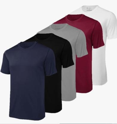 Imagem de Kit de 5 camisetas dry fit masculina