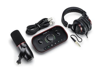 Imagem de KIT de Áudio Focusrite Vocaster Two Studio C/ Microfone+Fone