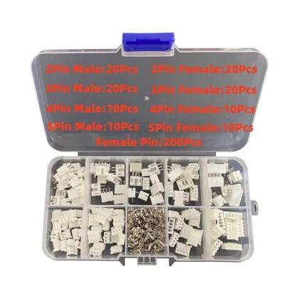 Imagem de Kit De Conectores Terminais Crimp JST SH 1.0mm 1.25mm 2.0mm 2.54mm Macho E Fêmea