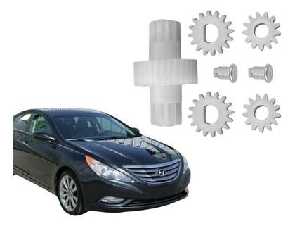 Imagem de Kit de Engrenagem Para Reparo Rebatimento Retrovisor Retrátil Hyundai Sonata 2011  2014 Aplicação Le e LD