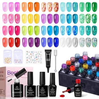 Imagem de Kit de esmaltes besouros Summer Jelly Gel 20 cores Neon