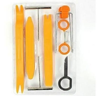 Imagem de Kit de Ferramentas para Extração de Molduras, Rádios e Grampos Laterais  12 Peças