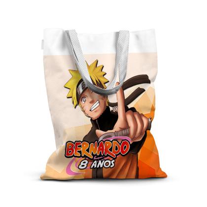 Imagem de Kit de Festa Com 5 Sacolinhas de Tecido Pra Lembrancinha M-O