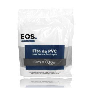 Imagem de Kit de Fita PVC EOS Branca para Instalação de Split 10m x 0,10m - 10 Unidades -