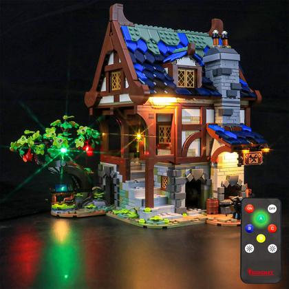Imagem de Kit de iluminação LED BRIKSMAX para Lego 21325 Medieval Blacksmith