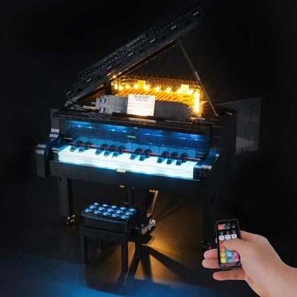 Imagem de Kit de iluminação LED BRIKSMAX para modelo de piano de cauda Lego 21323