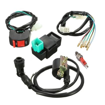 Imagem de Kit De Interruptor On-Off Para Bicicleta Pit 110 125 140cc, Fiação De CDI De 2 Pinos, 5 Peças