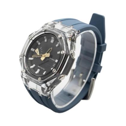 Imagem de Kit De Modificação Transparente Casioak GA2100 GA2110 Com Pulseira De Borracha E Acessórios De