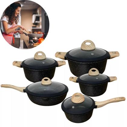 Imagem de Kit De Panelas Com Cores Sortidas Ideal Como Presente De Natal Pronta Entrega