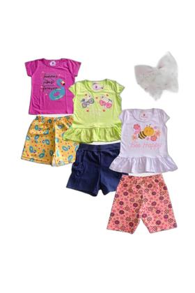 Imagem de Kit De Roupa Infantil Menina 6 Peças 3 Conjunto com Mimo