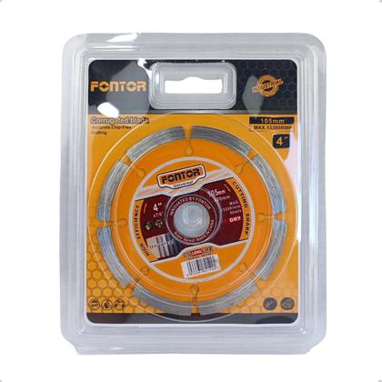 Imagem de Kit Disco de Corte Diamantado 4” (105mm) Alta Precisão e Durabilidade