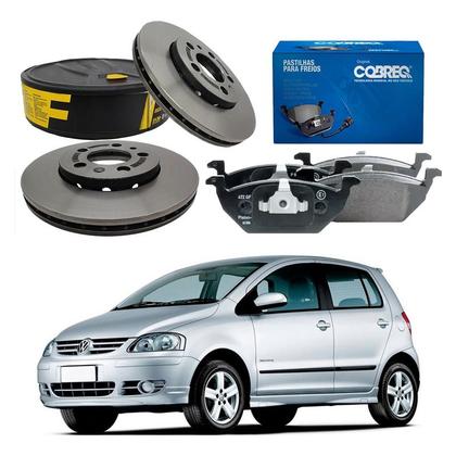 Imagem de Kit Disco Pastilha Dianteiro Fox 1.0 1.6 2005 A 2010