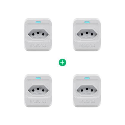 Imagem de Kit Dispositivo de Proteção Elétrica EPS 301 Branco - 4 peças