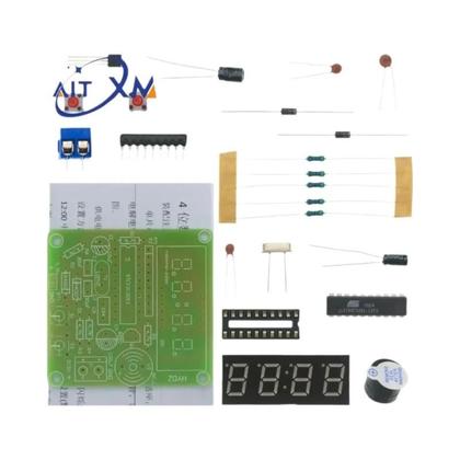 Imagem de Kit DIY De Relógio Eletrônico Digital De 4 Bits Para Arduino AT89C2051 Módulo De Aprendizado