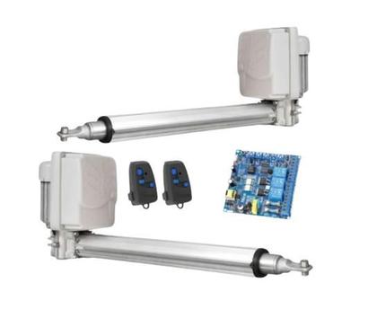 Imagem de Kit DUPLO Automatizador Pivotante Golden Super Peccinin 1/3 HP Com Acionamento Pistão 45cm