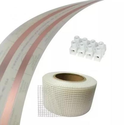Imagem de Kit Eletrofita 10a Duas Pistas + 2 Conector Preço Por Metro