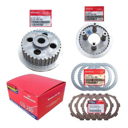 Imagem de Kit embreagem completa honda cg150 titan/fan125 09 hamp