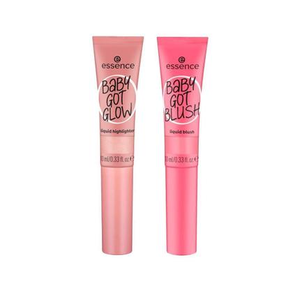 Imagem de Kit Essence Blush Líquido 10 10Ml + Iluminador 10Ml