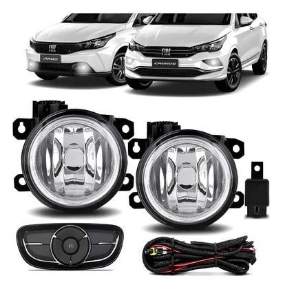 Imagem de Kit Farol De Milha Neblina Fiat Argo Cronos 2017 A 2025 Com NF