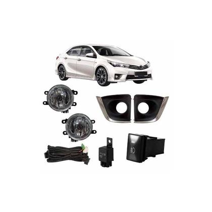 Imagem de Kit Farol de Milha Neblina Toyota Corolla 2015 2016 2017 Botão Painel