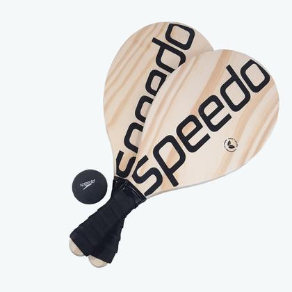 Imagem de Kit Frescobol Speedo Popular Madeira EcoFriendly