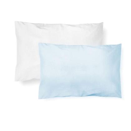 Imagem de Kit Fronha Malhas Lisa 40 x 28Cm Com 2 Pçs Azul Papi