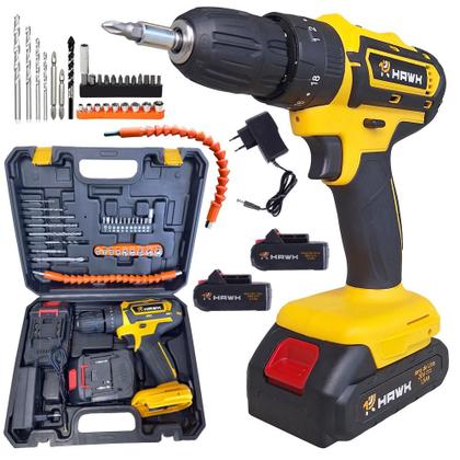 Imagem de Kit Furadeira de Impacto 20V  2 Baterias Maleta