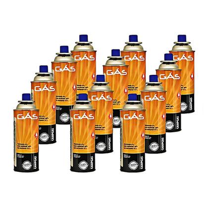 Imagem de Kit gás c/ 12 pçs para maçarico e fogareiro 400 ml /227 g