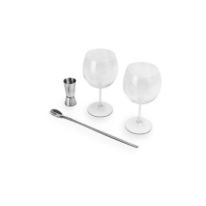 Imagem de Kit Gin 4 Peças  2 Taças Dosador Colher Haus Concept