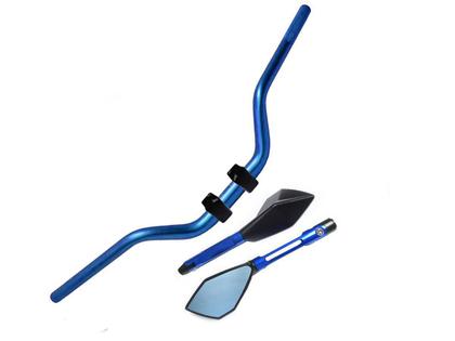 Imagem de Kit Guidão Alto Retrovisor TM2 Tornado Falcon Xre190 300 Bros A Disco