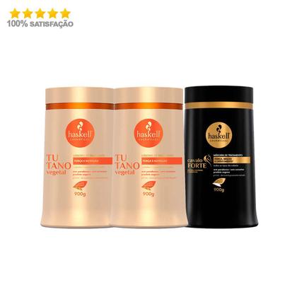 Imagem de Kit Haskell 2 Máscaras Tutano + 1 Máscara Cavalo Forte 900g