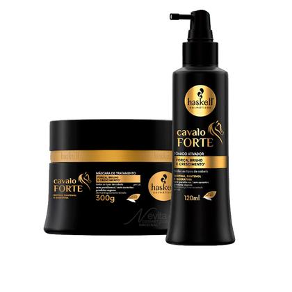 Imagem de KIT Haskell Cavalo Forte Máscara Crescimento Tônico Capilar