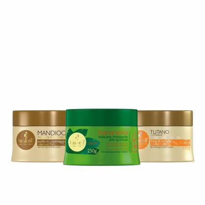 Imagem de Kit haskell cronograma capilar cabelos quimicamente tratados