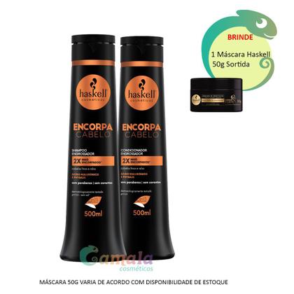 Imagem de Kit Haskell Encorpa Shampoo e Condicionador 500ml