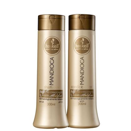 Imagem de Kit Haskell Mandioca Shampoo Condicionador 300g