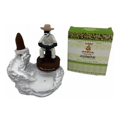 Imagem de Kit Incensário Cascata Com 10Un De Incensos-Selecione Modelo