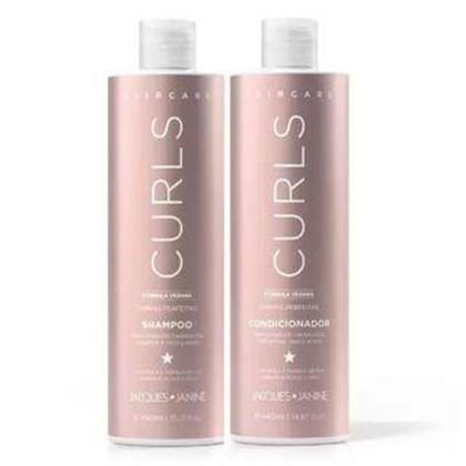 Imagem de Kit Jacques Janine Shampoo e Condicionador Curls Curvas Perfeitas - 450ml