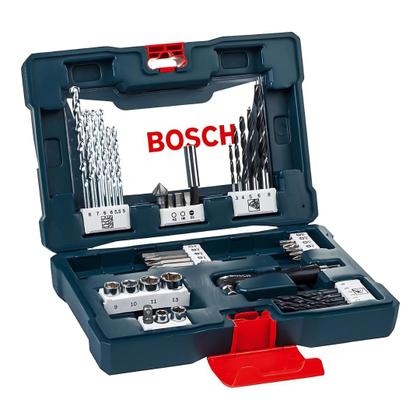 Imagem de Kit Jogo De Brocas E Bits V-line 41 Peças Com Maleta - Bosch