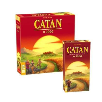 Imagem de KIT Jogo de Tabuleiro Catan + Expansão 5 e 6 jogadores Devir