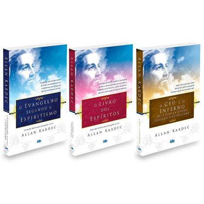 Imagem de Kit Kardec - 3 Livros: Evangelho, Livro dos Espíritos e Céu e o Inferno - Edição Econômica